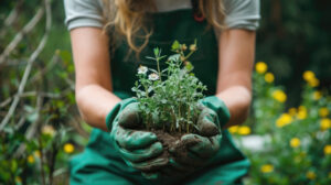 plante médicinale jardin